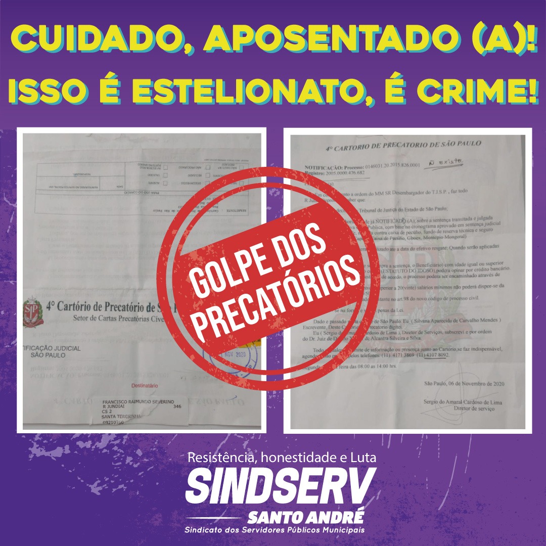 Imagem de Precatórios: golpistas aplicam golpe para roubar aposentados