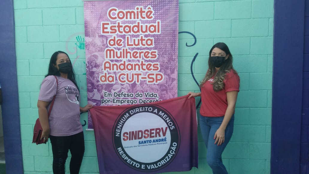 Imagem de Diretoras do Sindserv Santo André participam de atividades de conscientização do #JulhoDasPretas

