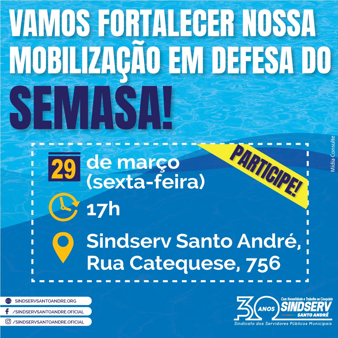 Imagem de #OSemasaéNosso  Reunião acontece nesta sexta-feira (29)