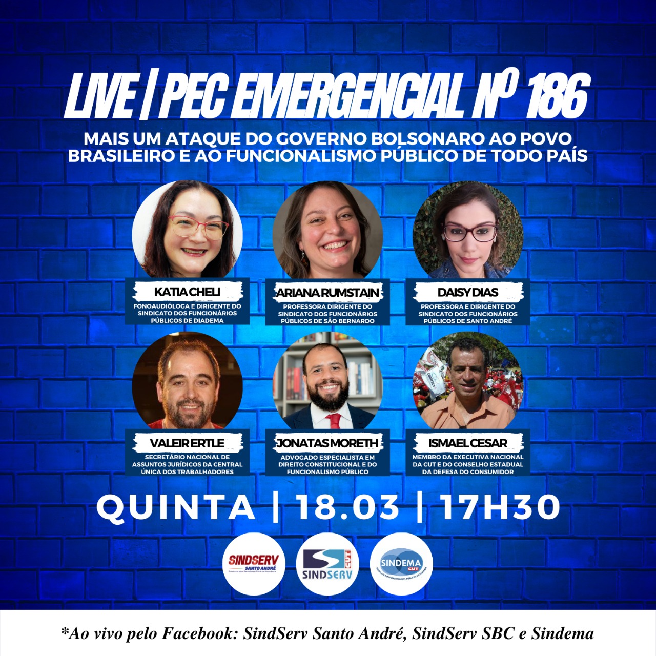 Imagem de Sindserv Santo André participa de Live sobre PEC 186 nesta quinta-feira (18)