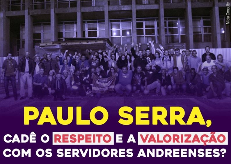 Imagem de Sindserv Santo André convoca servidores para ato na Câmara nesta quinta-feira (29) 