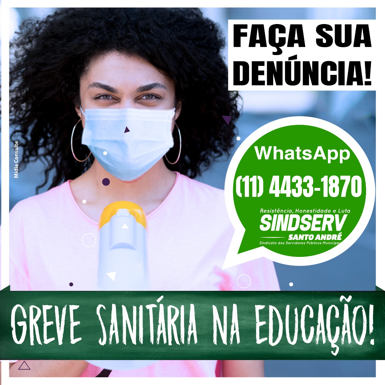 Imagem de Sindicato cria canal de denúncias da Greve Sanitária da Educação 