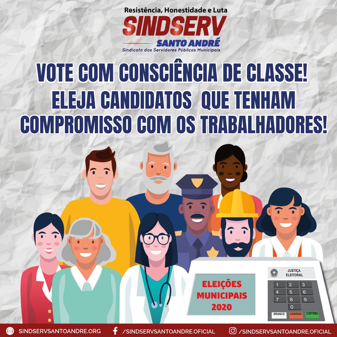 Imagem de Eleições  2020: “é preciso eleger candidaturas comprometidas com os direitos e lutas dos trabalhadores”, destaca Sindserv