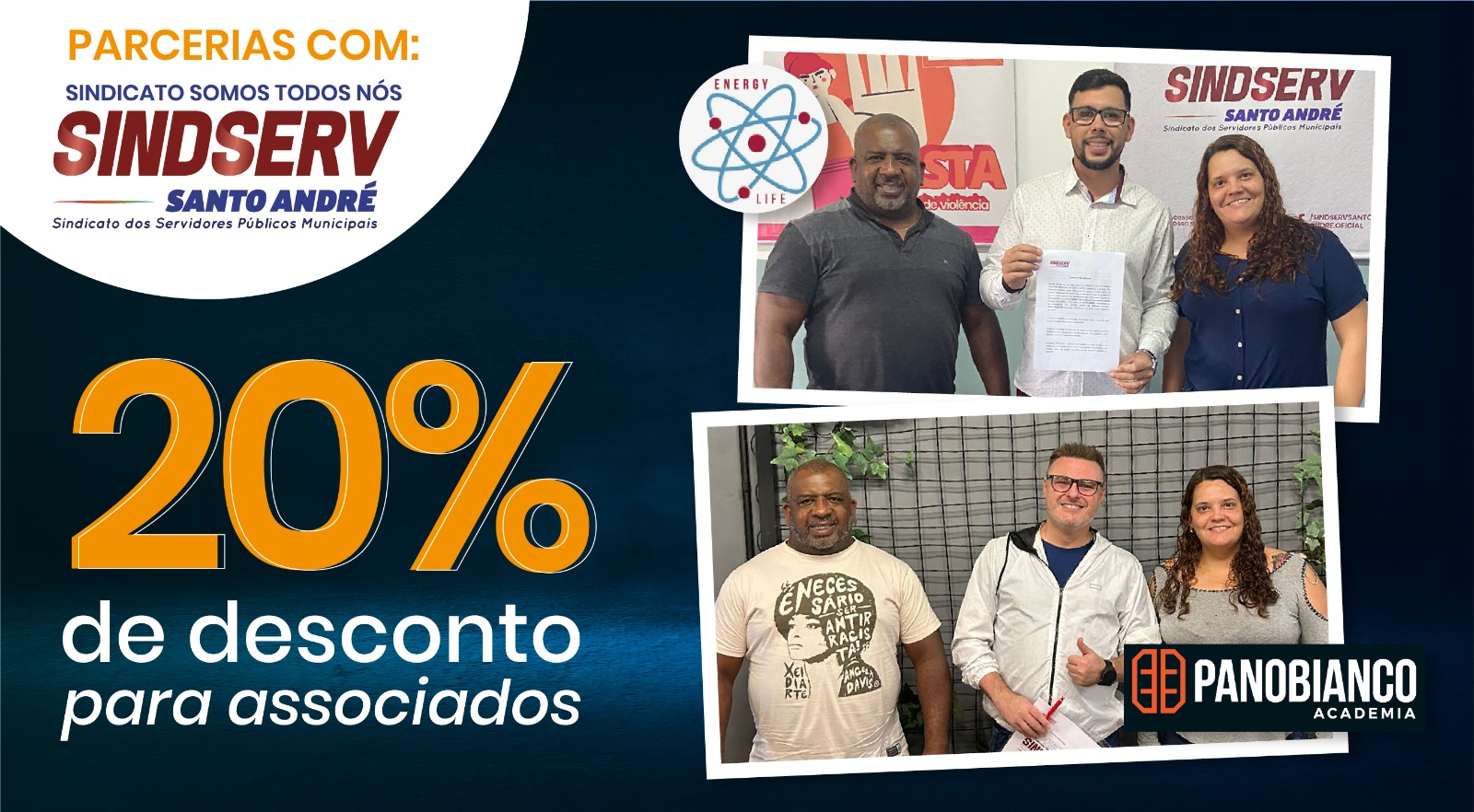 Imagem de Confira novas parcerias para os associados do Sindserv Santo André