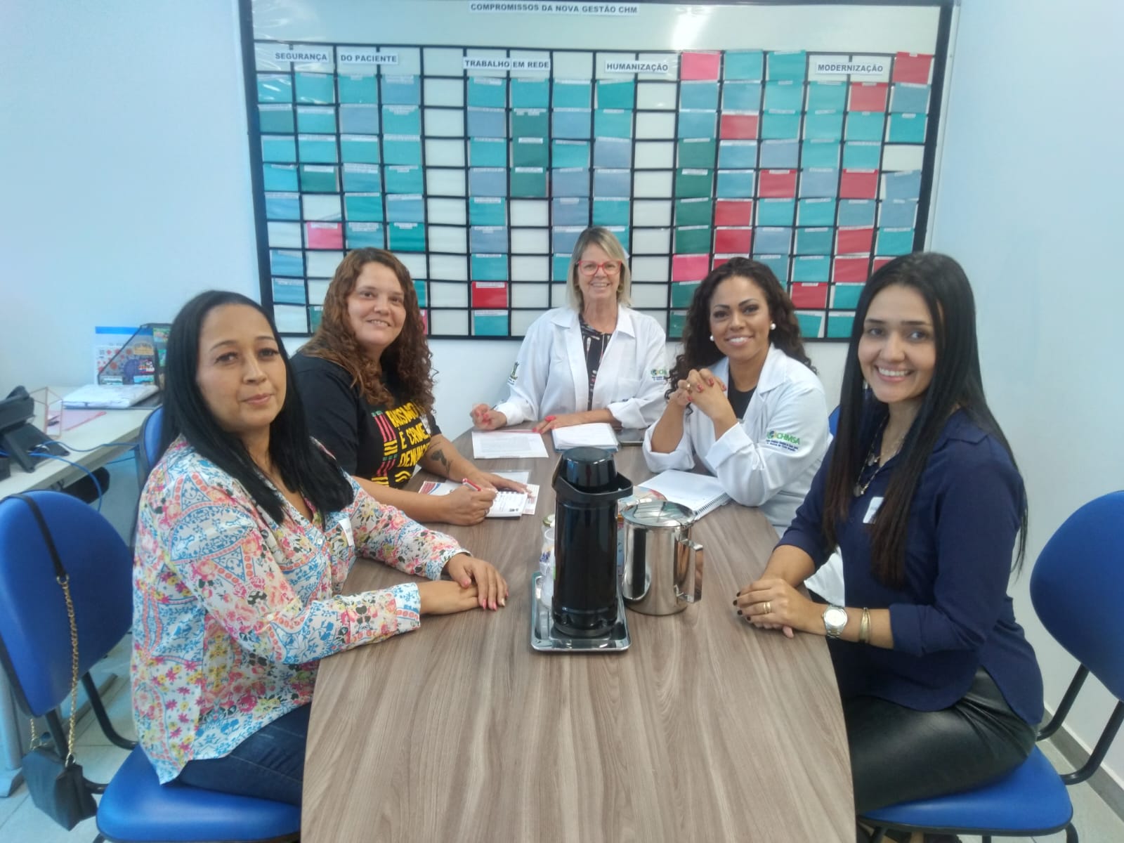 Imagem de Sindserv Santo André conversa com diretoria do CHM sobre pautas da Saúde