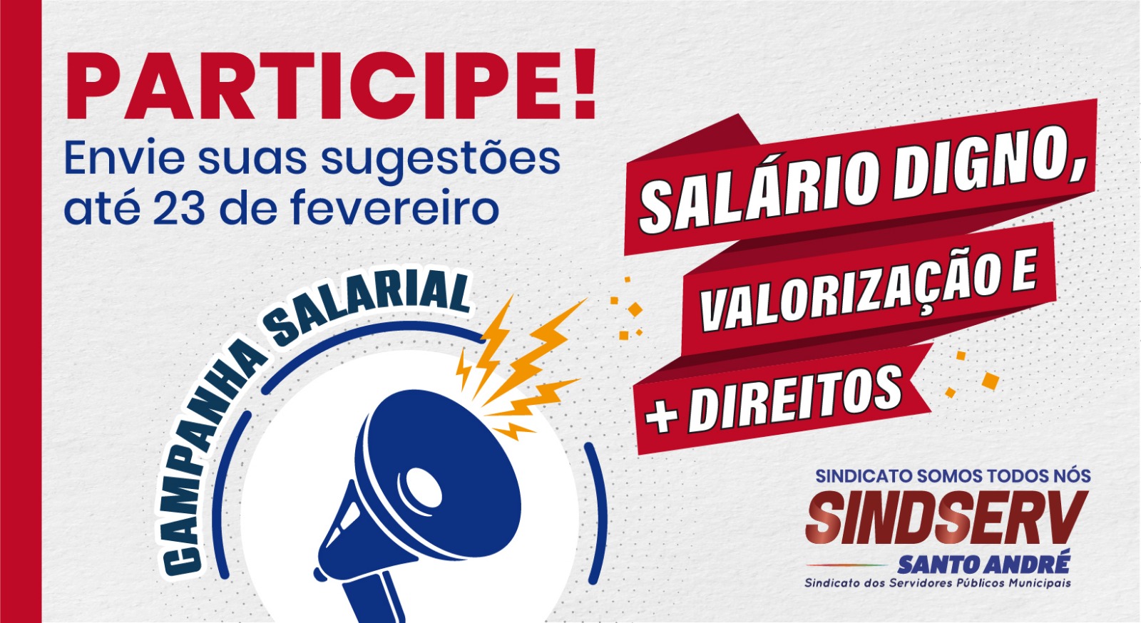Imagem de Participe da construção da pauta de reivindicações da Campanha Salarial 
