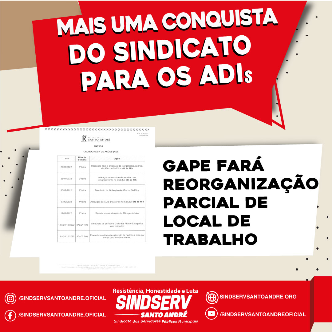 Imagem de GAPE atende Sindserv e fará reorganização parcial de local de trabalho dos ADIs