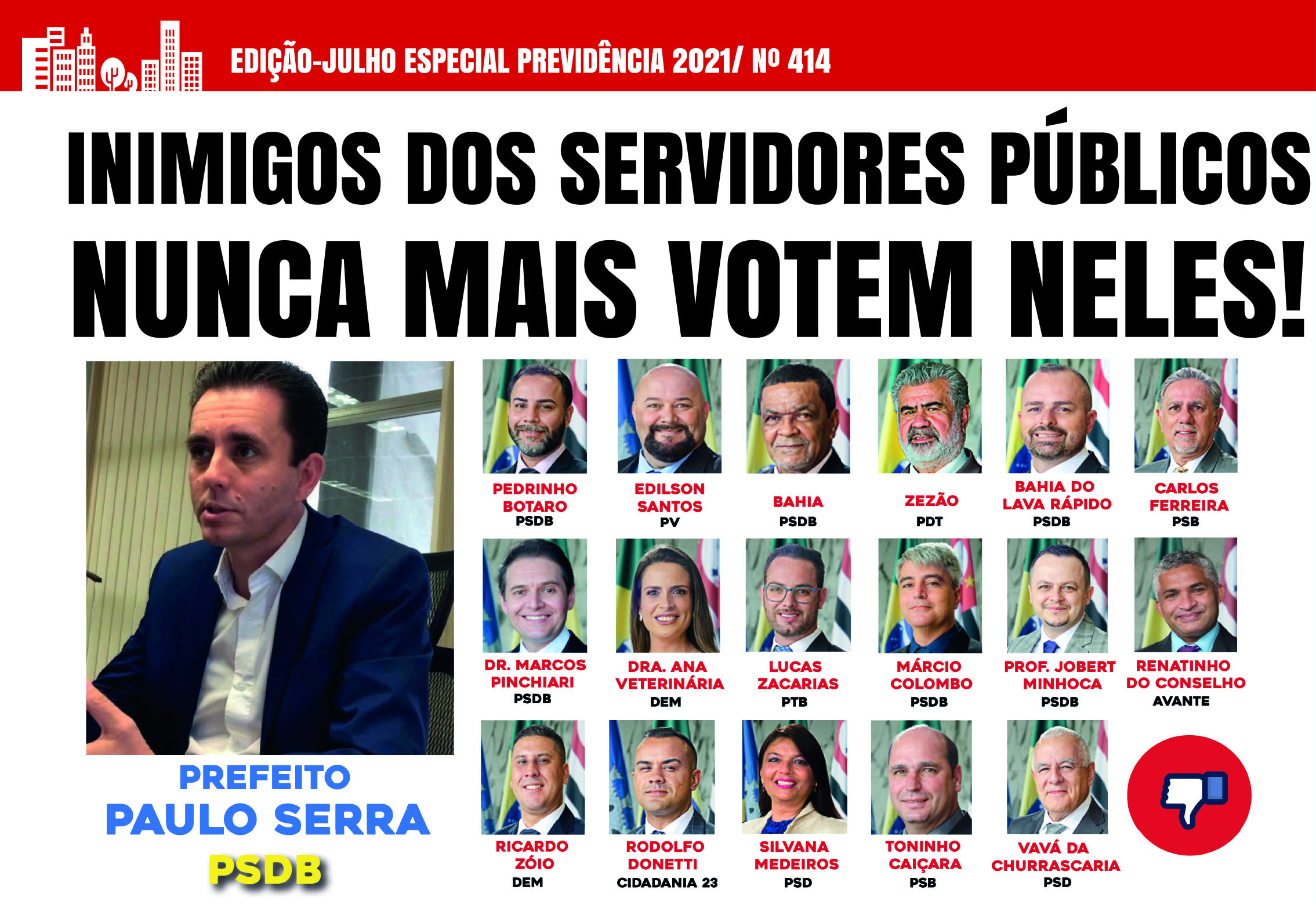 Imagem de Estopim Especial mostra a cara dos inimigos dos servidores públicos e agenda de lutas contra Reforma
