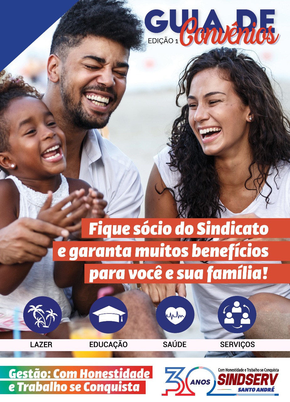 Imagem de #FilieSe: Novo Guia de Convênios do Sindserv Santo André  está disponível 