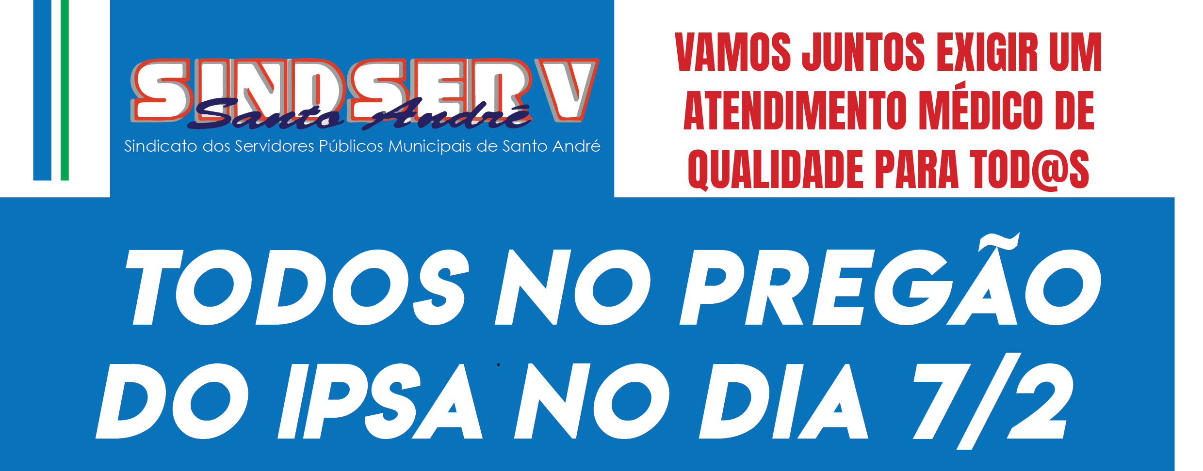 Imagem de Lute com a gente: Participe do Pregão do IPSA no dia 7 de fevereiro 