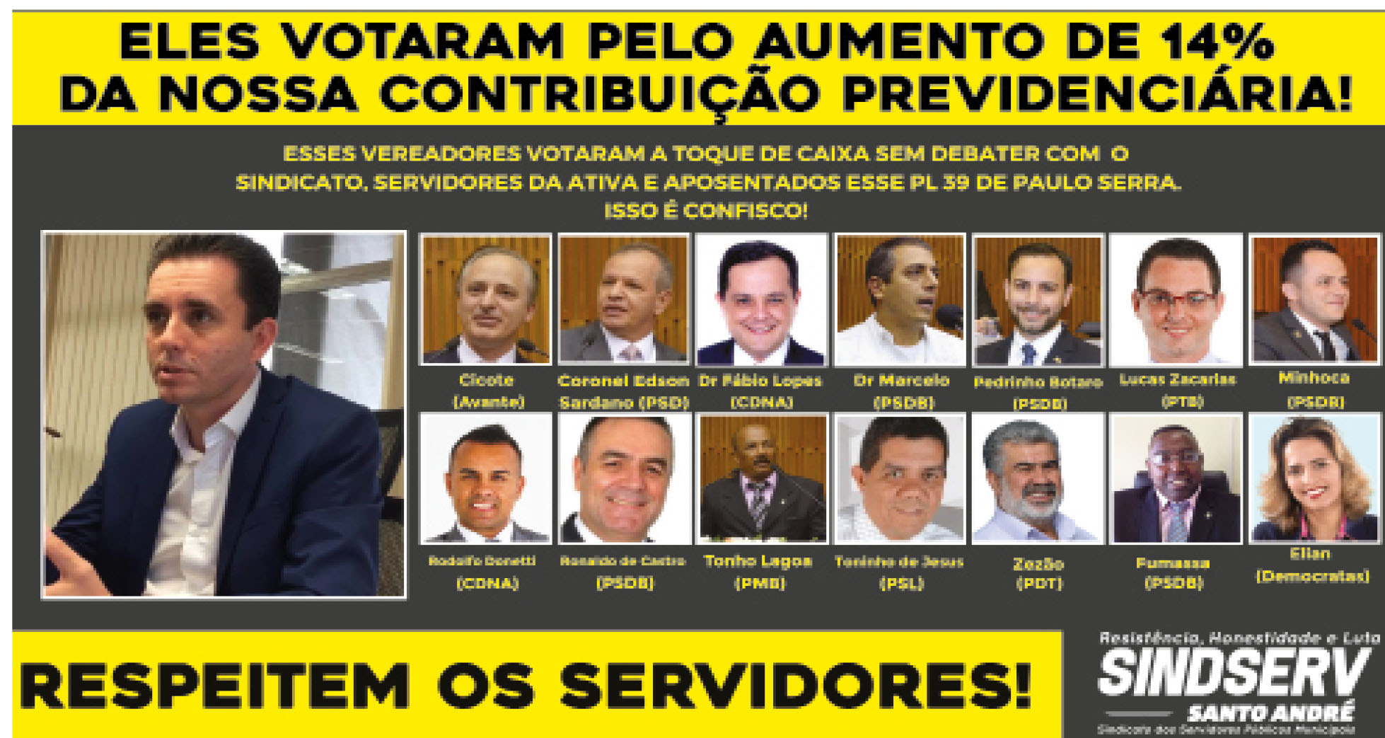 Imagem de Confisco da Previdência: Lei de Paulo Serra entra em vigor 