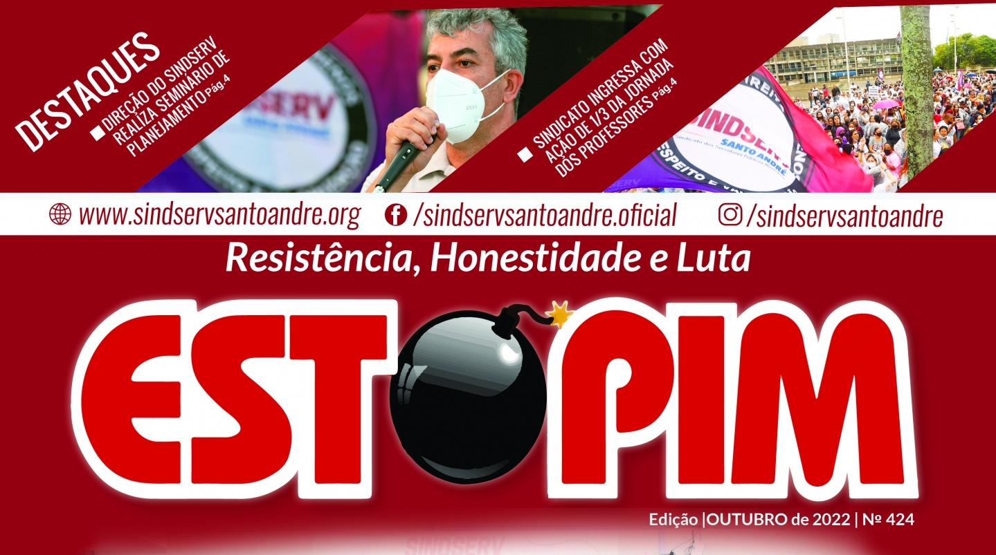 Imagem de Está no ar a Edição Outubro do Estopim do Sindserv Santo André