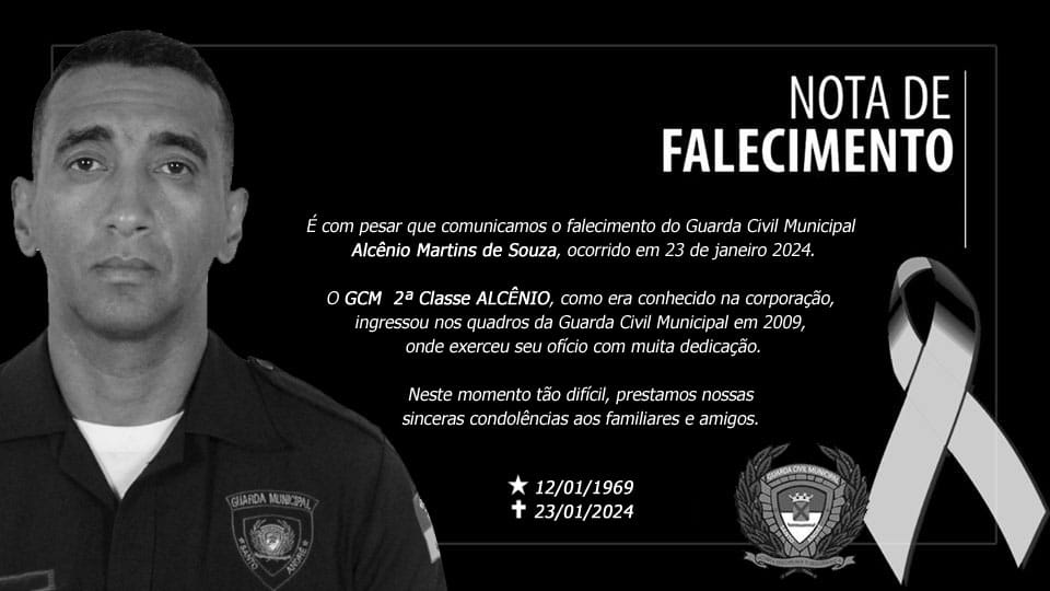 Imagem de Sindserv Santo André lamenta falecimento do GCM Alcênio 