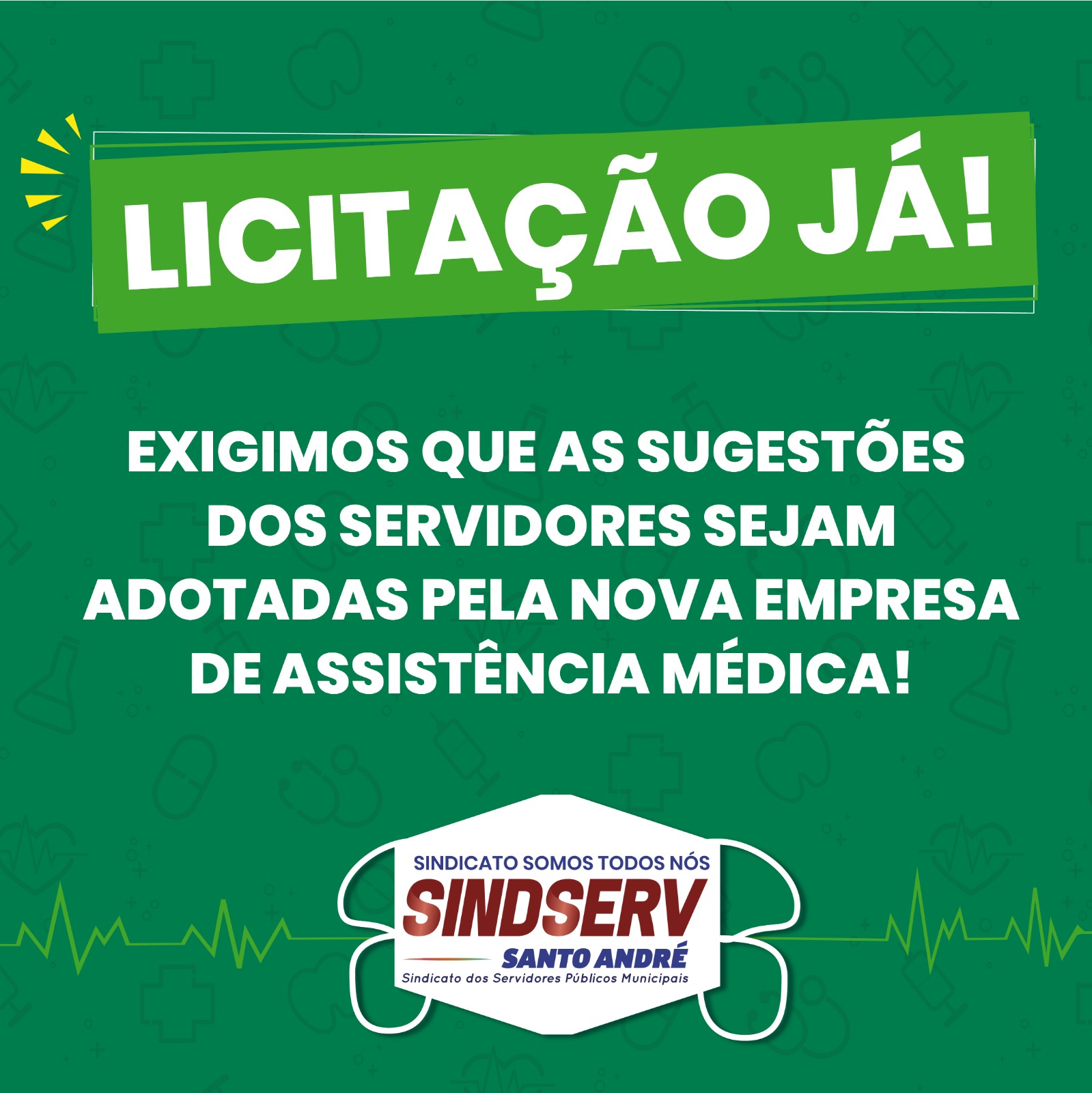 Imagem de Licitação do Convênio Médico Já!