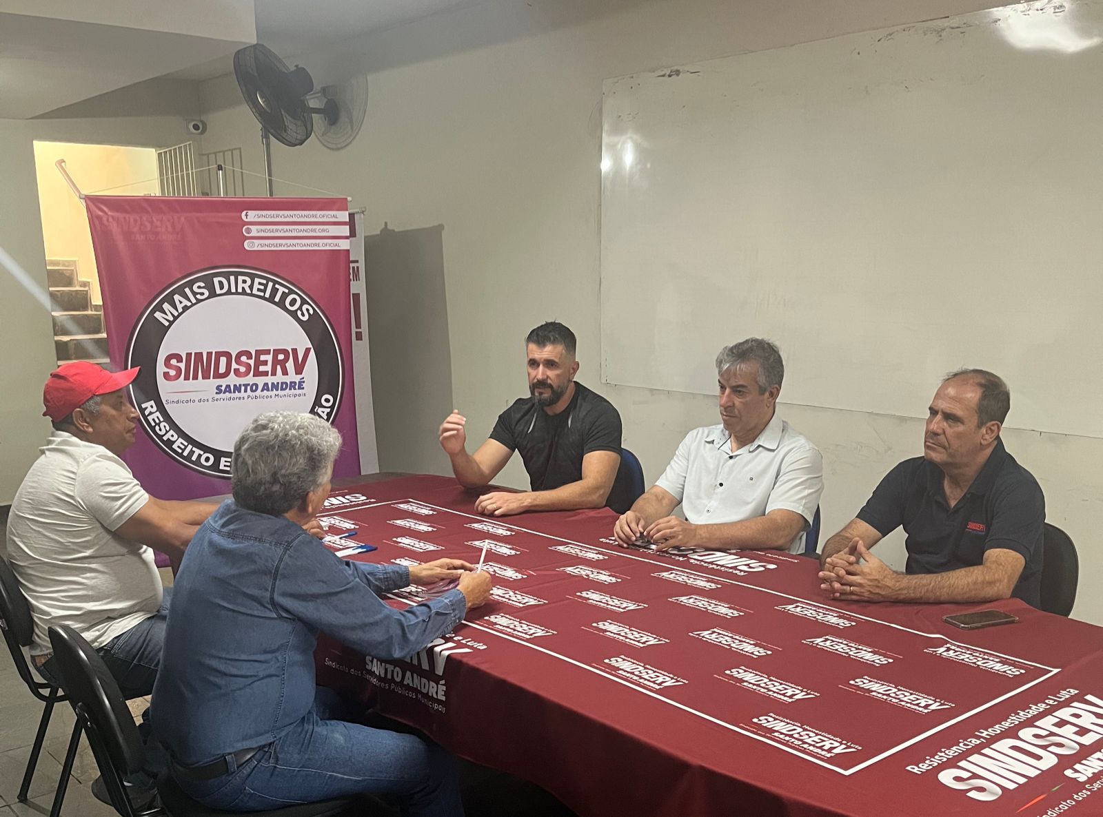 Imagem de Sindserv Santo André e Sintaema conversam sobre privatização da SABESP