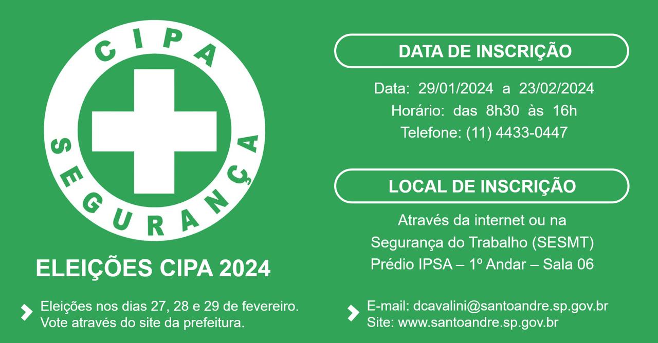 Imagem de Sindserv e SESMT anunciam calendário de eleições da CIPA