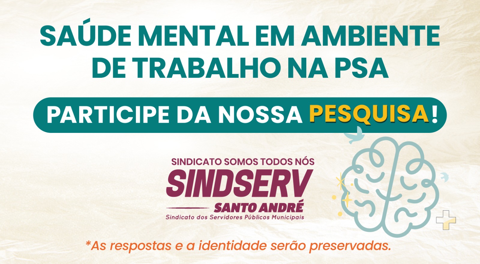 Imagem de  Participe da nossa pesquisa sobre Saúde Mental em ambiente de trabalho na PSA
